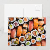 Sushi Briefkaart (Voorkant / Achterkant)