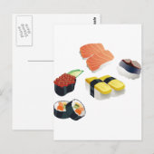 sushi briefkaart (Voorkant / Achterkant)