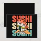 Sushi Briefkaart (Voorkant / Achterkant)