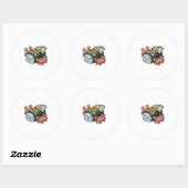 Sushi Buddies Ronde Sticker (Vel)