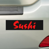 Sushi Bumpersticker (Op auto)