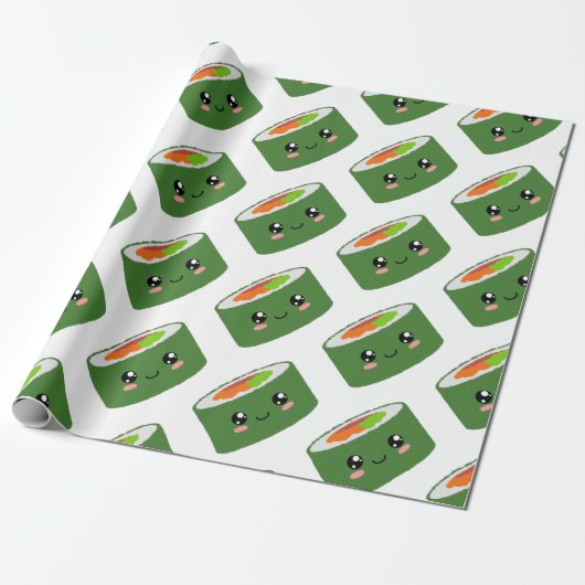 Sushi Cadeaupapier (Uitgerold)
