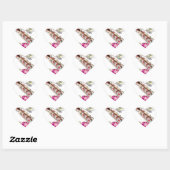 Sushi California Rolls Hart Sticker (Vel)