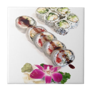 Sushi California Rolls Tegeltje