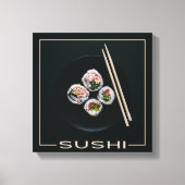 Sushi canvas afdrukken (Voorkant)