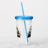 Sushi cartoon illustratie acryl drinkbeker (Links)