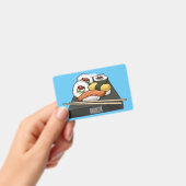 Sushi cartoon illustratie badge (Handheld)