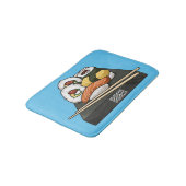 Sushi cartoon illustratie badmat (Gekanteld)