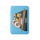 Sushi cartoon illustratie badmat (Voorkant Verticaal)
