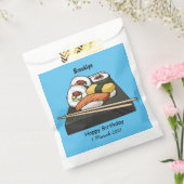 Sushi cartoon illustratie bedankzakje (Gezegeld)