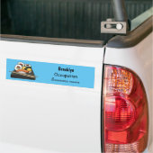 Sushi cartoon illustratie bumpersticker (Op Truck)