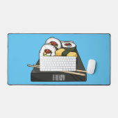 Sushi cartoon illustratie bureaumat (Keyboard & Muis)