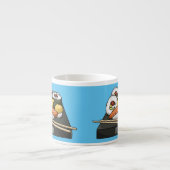 Sushi cartoon illustratie espresso kop (Voorkant)