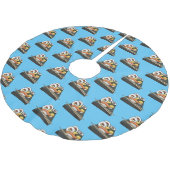 Sushi cartoon illustratie kerstboom rok (Gekanteld)