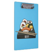 Sushi cartoon illustratie klembord (Rechts)