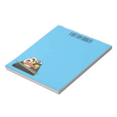 Sushi cartoon illustratie notitieblok (Linkerzijde)