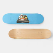 Sushi cartoon illustratie persoonlijk skateboard (Horizontaal)
