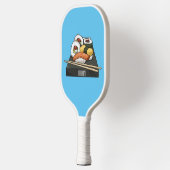 Sushi cartoon illustratie pickleball paddle (Links)
