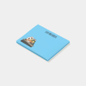 Sushi cartoon illustratie post-it® notes (Schuin)