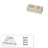 Sushi cartoon illustratie rubberstempel (Gestempeld)