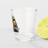 Sushi cartoon illustratie shot glas (Rechts)