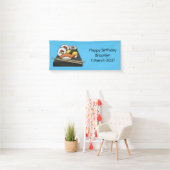 Sushi cartoon illustratie spandoek (Insitu)
