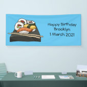 Sushi cartoon illustratie spandoek (Beurs)