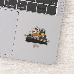 Sushi cartoon illustratie sticker
