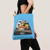 Sushi cartoon illustration  tote bag (Dichtbij)