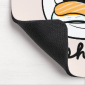 Sushi cartoon schattige Japanse kunst Muismat (Hoek)