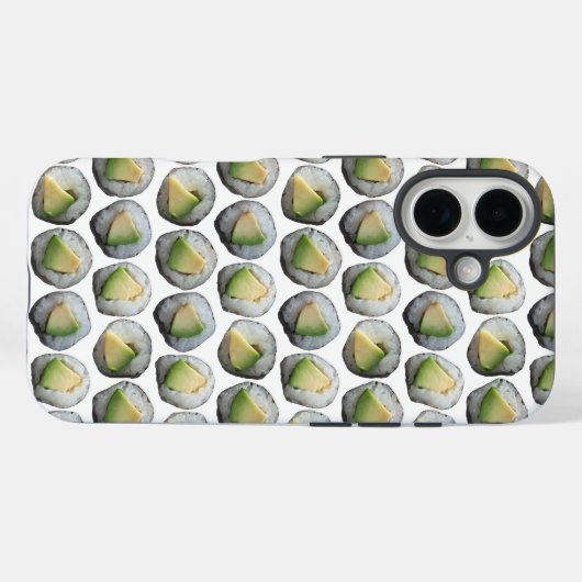 Sushi Case-Mate iPhone Case (Achterkant (horizontaal))