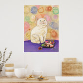 Sushi Cat 1980 Daydroom Print (Keuken)