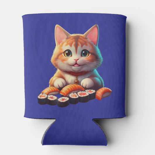 Sushi Cat Blikjeskoeler (Achterkant)