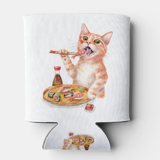 Sushi Cat Blikjeskoeler (Achterkant)