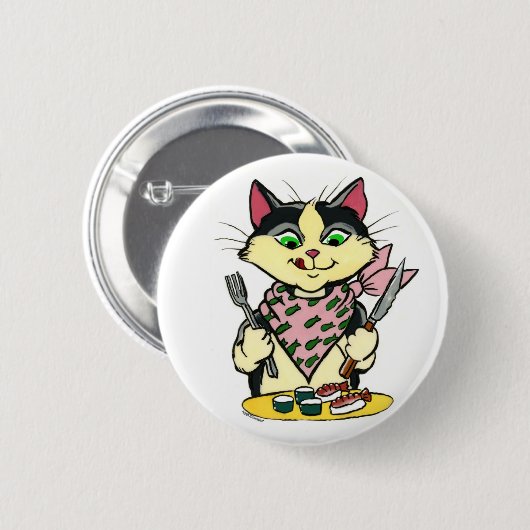 Sushi Cat Button (Voorkant /achterkant)