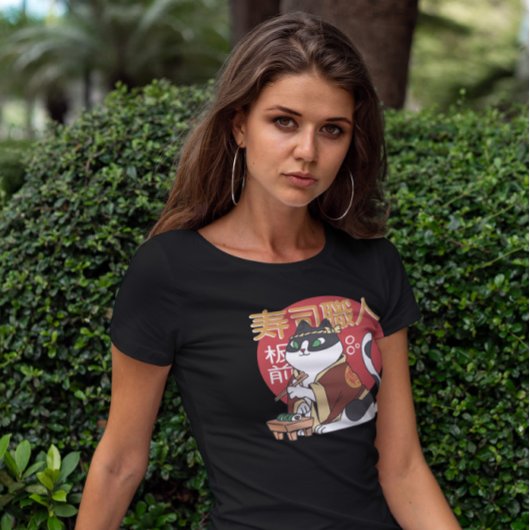 Sushi Cat Chef T-shirt