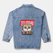 Sushi Cat Denim Jacket (Achterkant)