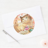 Sushi Cat- Dessert Eerste kleurrijke Stickers (Envelop)
