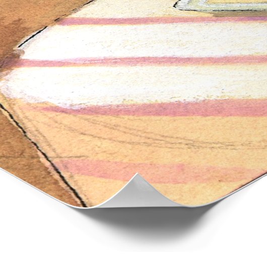 Sushi Cat Dessert First Poster (Hoek)