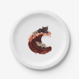 Sushi Cat Dreams � eigenzinnig Japans eten Kat Papieren Bordje