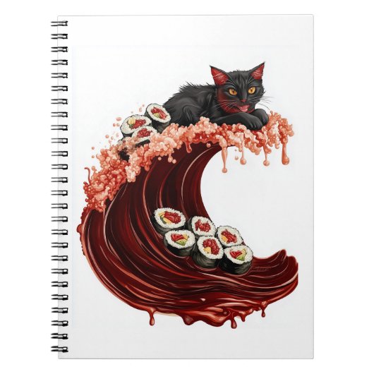 Sushi Cat Dreams - Eigenzinnig Japans Kat Notitieboek (Voorkant)