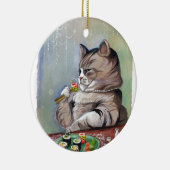 Sushi Cat Fancy feast Keramisch Ornament (Rechts)