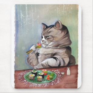 Sushi Cat Fancy feast Muismat