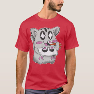 Sushi Cat Kawaii Manga Anime Japan Graphic Harajuk T-shirt