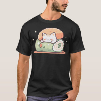 Sushi Cat Kawaii T-shirt