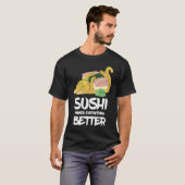 Sushi Cat maakt alles beter in Japan T-shirt (Voorkant volledig)