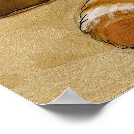 Sushi Cat Misty Bridge Poster (Hoek)