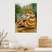 Sushi Cat Misty Bridge Poster (Keuken)