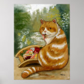 Sushi Cat Misty Bridge Poster (Voorkant)