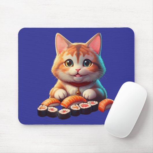 Sushi Cat Muismat (Met muis)